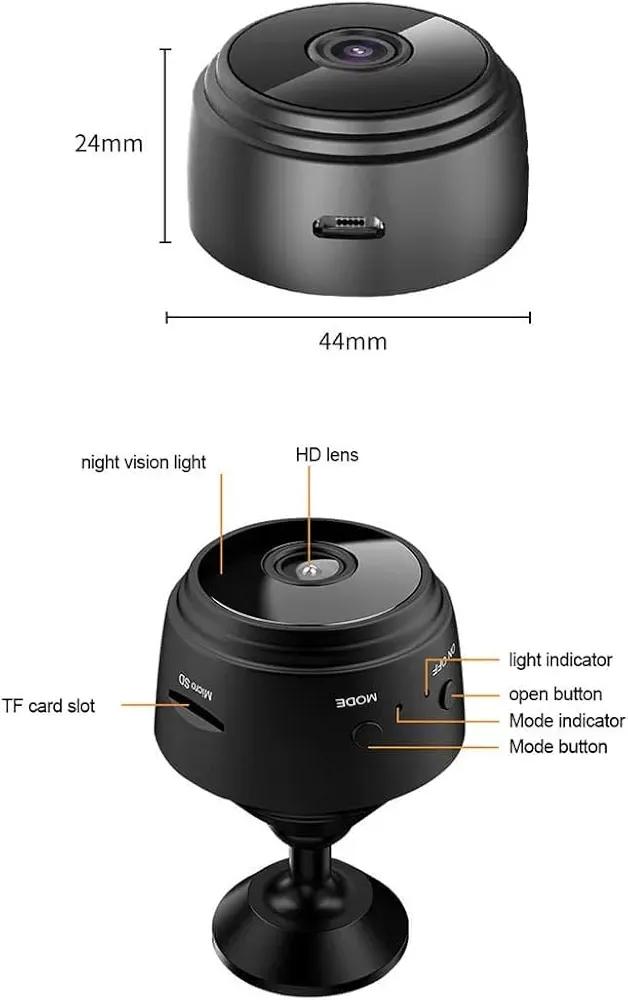 Night Vision 360 Degree HD Camera with USB Charging