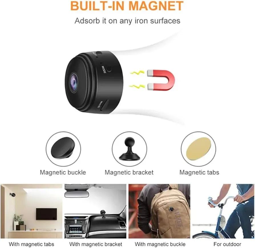 Night Vision 360 Degree HD Camera with USB Charging