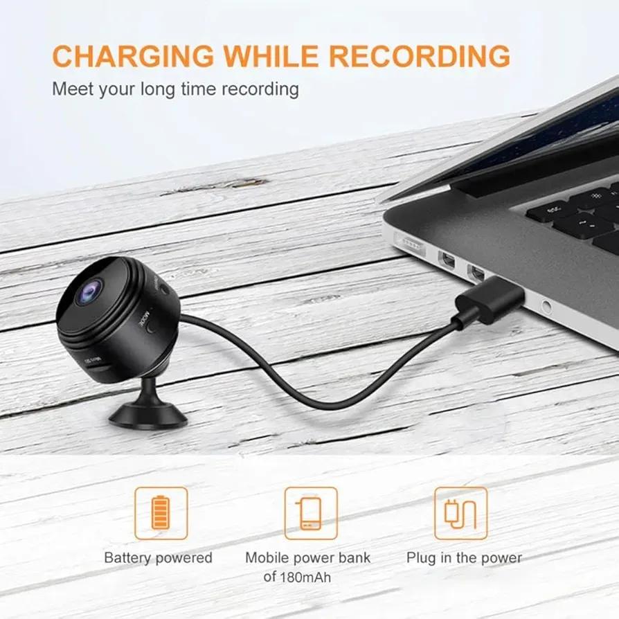 Night Vision 360 Degree HD Camera with USB Charging