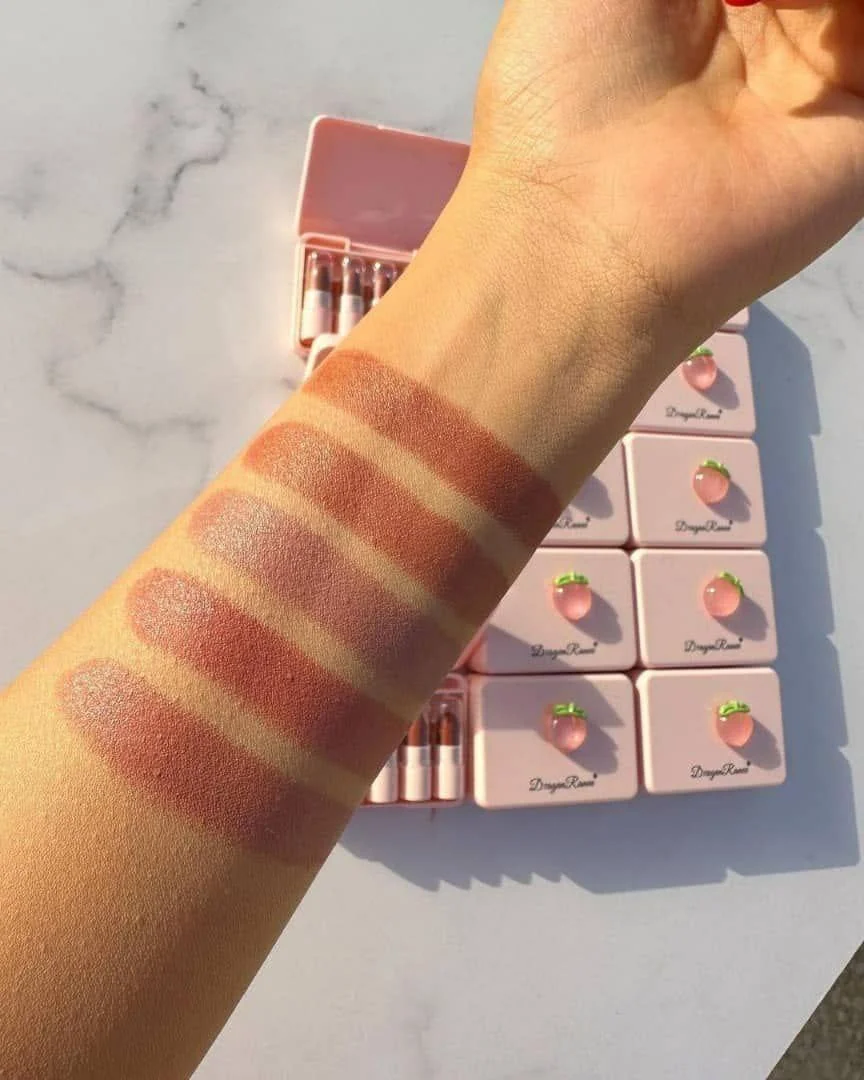 5 Pcs High Pigmented Lipstick Set - Bold and Beautiful