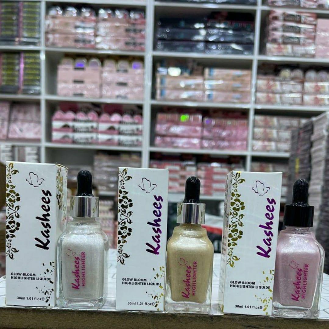 Premium Liquid Highlighters Pink Golden Silver 3 Pack