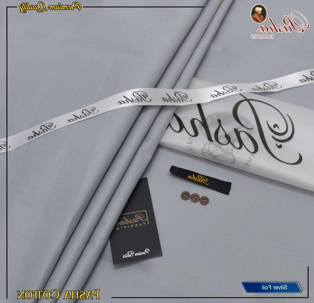 Silver Hard Cotton Suit for Men All Season