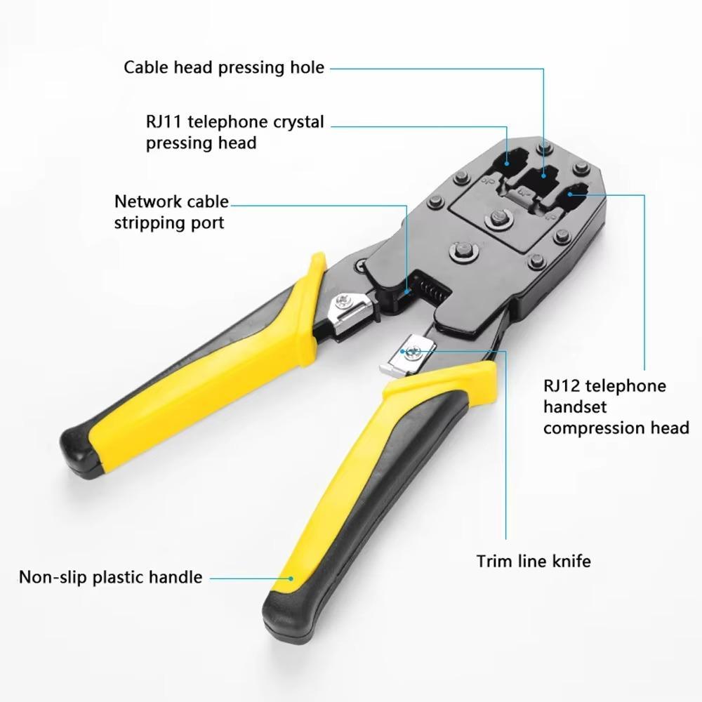 Yellow Metal Wire Cutter Tool Set 2 Pcs