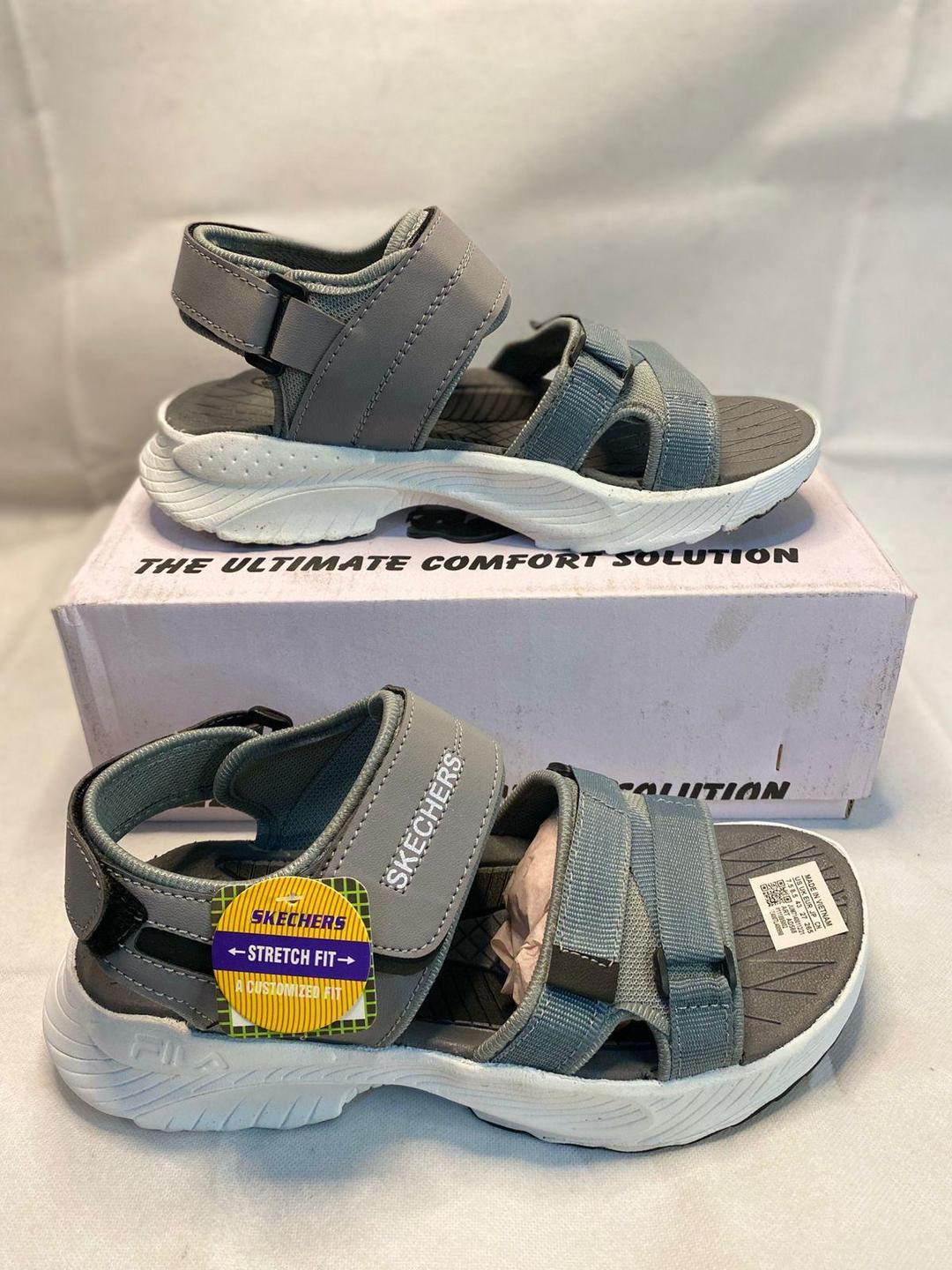 Men's Grey EVA Semi-Formal Sandals with Strap