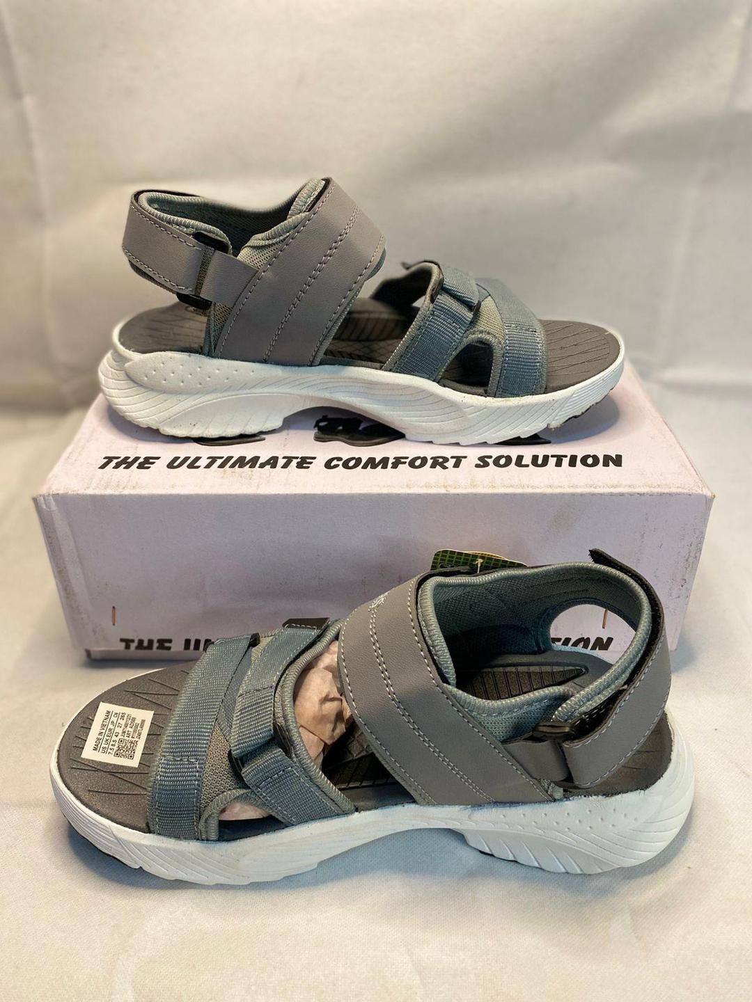 Men's Grey EVA Semi-Formal Sandals with Strap