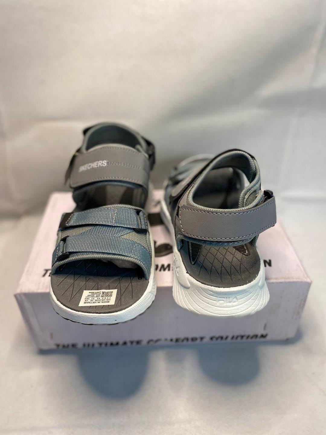 Men's Grey EVA Semi-Formal Sandals with Strap