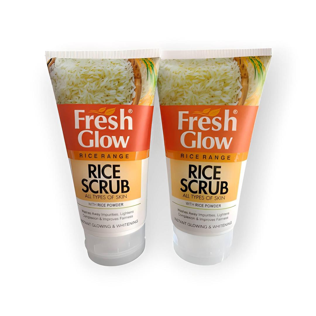 Fresh Glow Rice Scrub Whitening All Skin Types