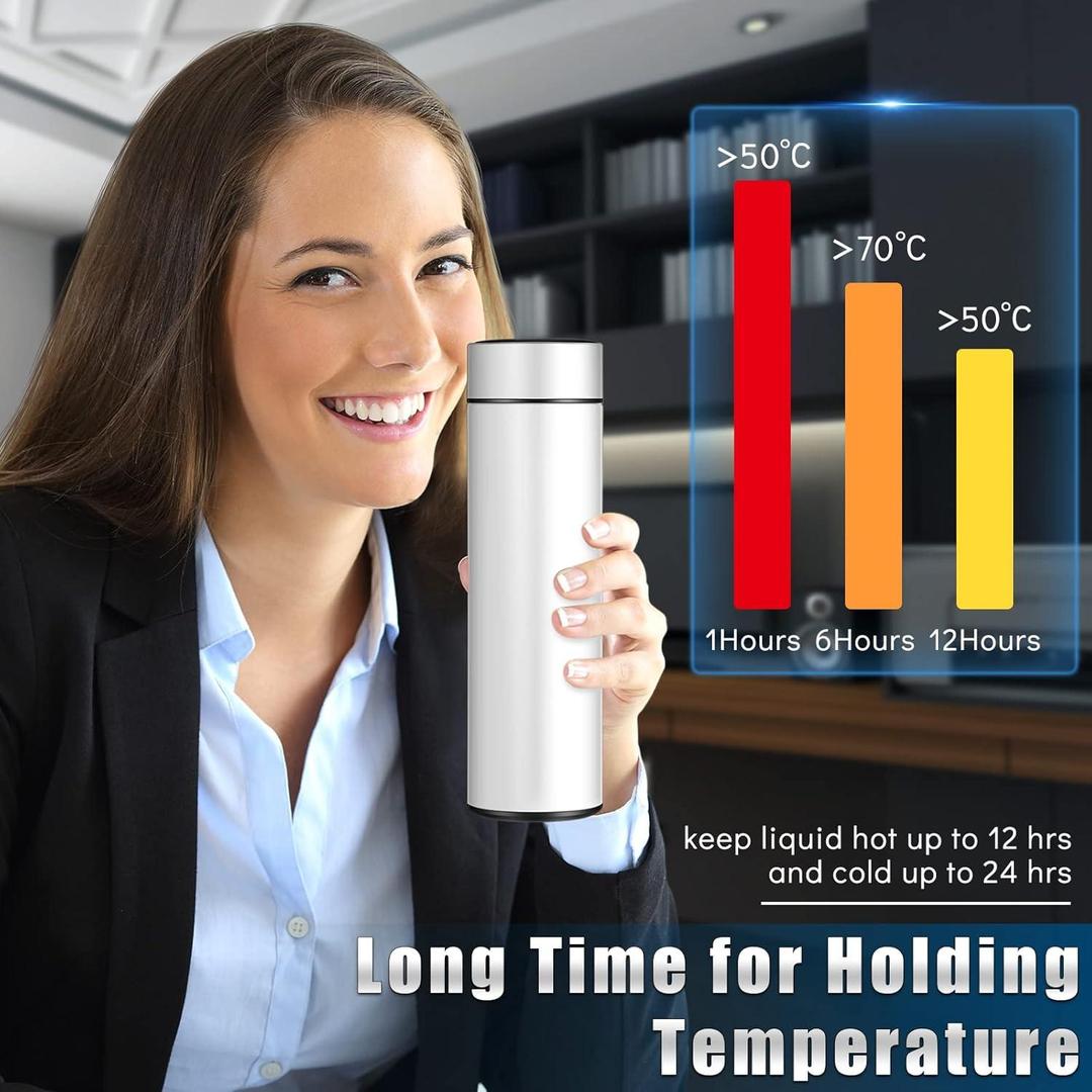 Premium Insulated Stainless Steel Water Bottle with Digital Temp Display