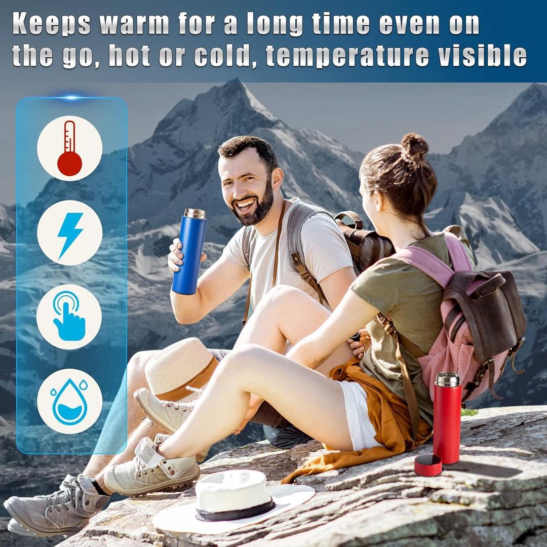 Premium Insulated Stainless Steel Water Bottle with Digital Temp Display
