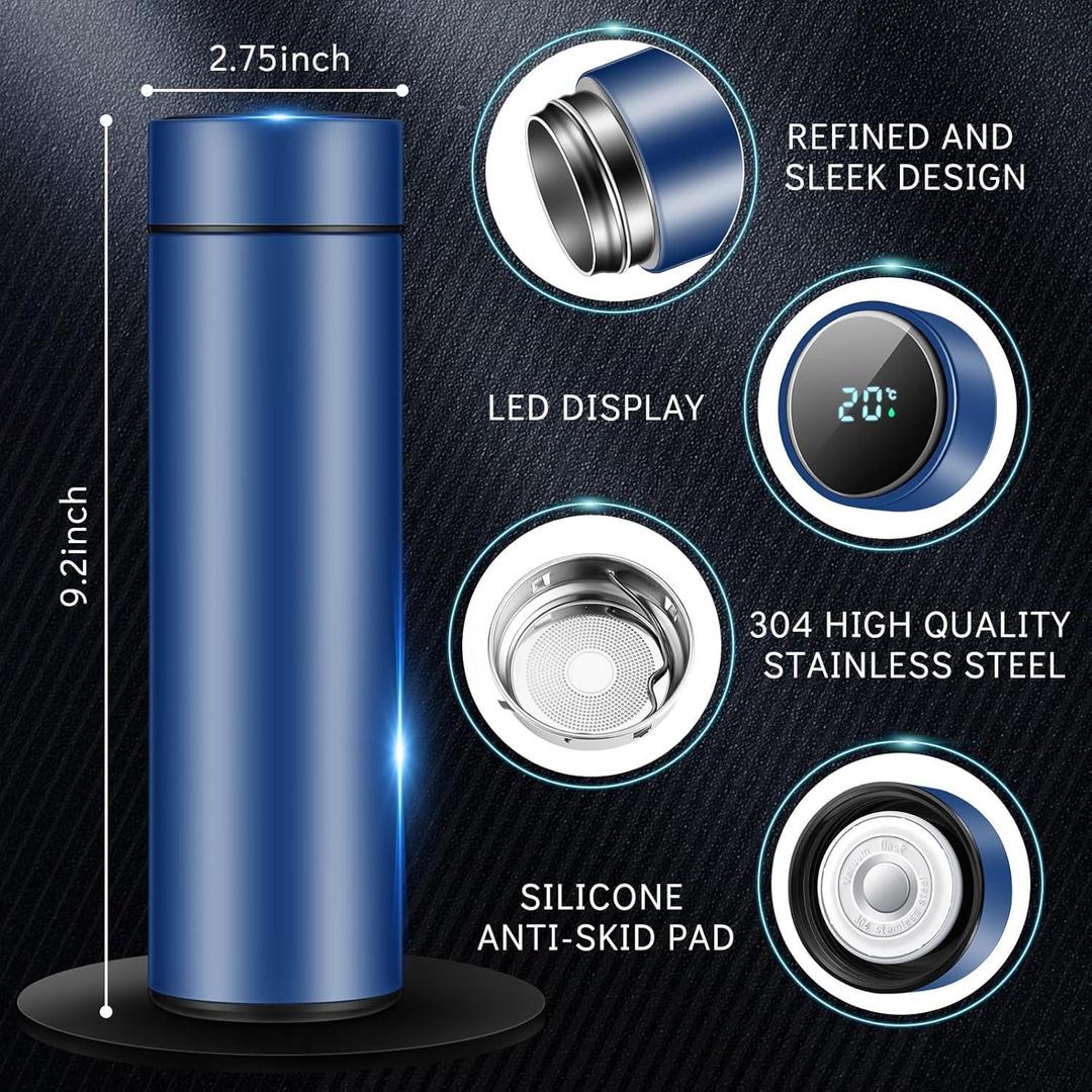 Premium Insulated Stainless Steel Water Bottle with Digital Temp Display
