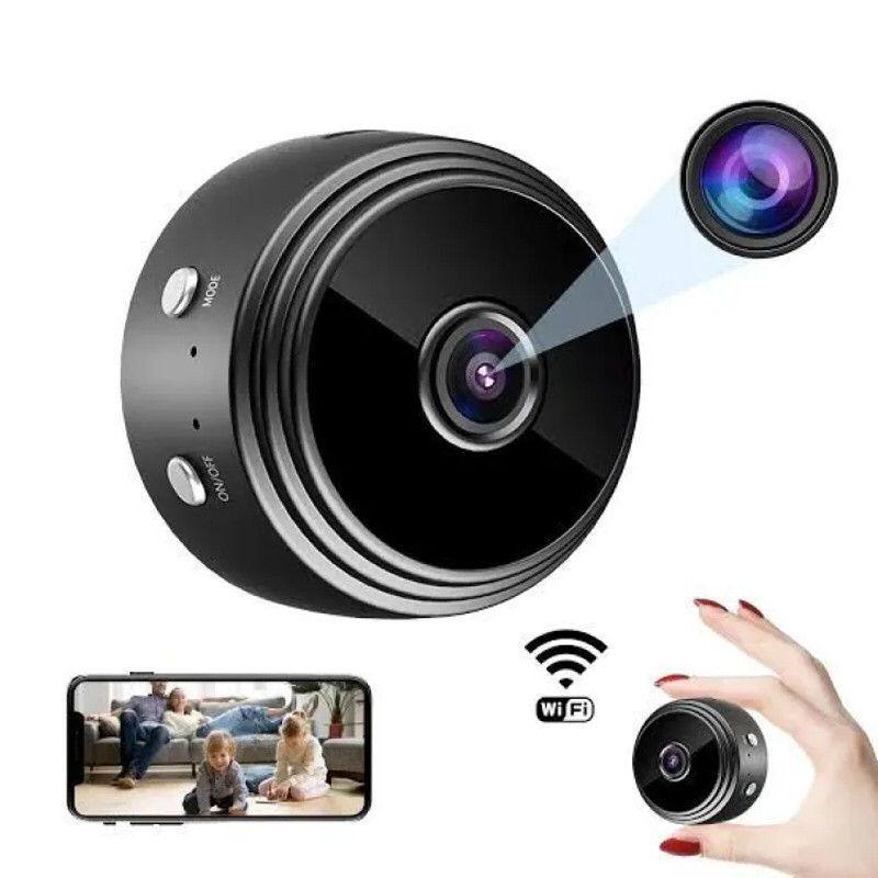 Mini Long Range Black ABS Camera