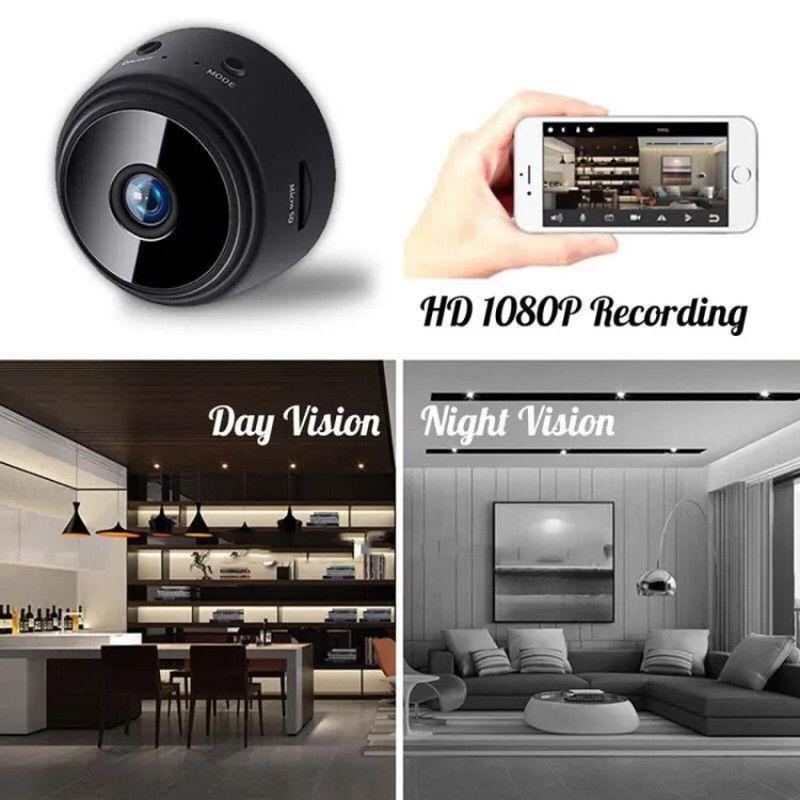 Mini Long Range Black ABS Camera