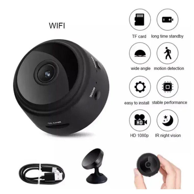 Mini Long Range Black ABS Camera