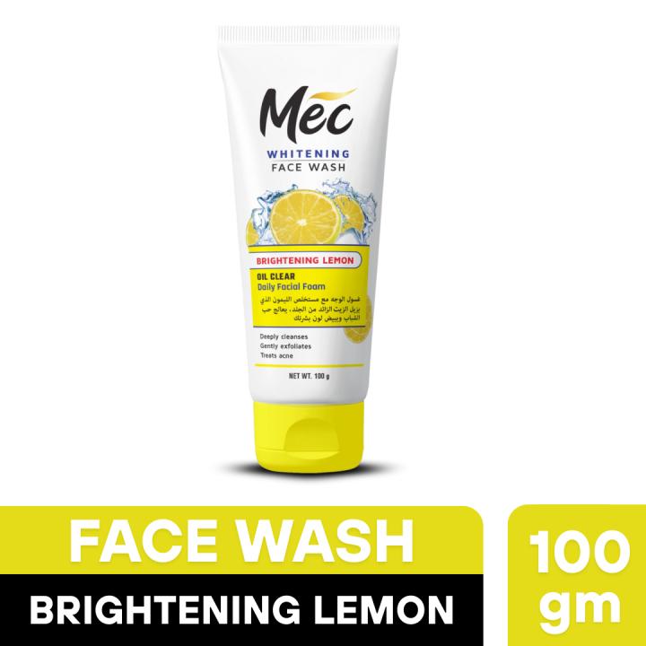 Mec Brightening Lemon Face Wash 100g Pakistan