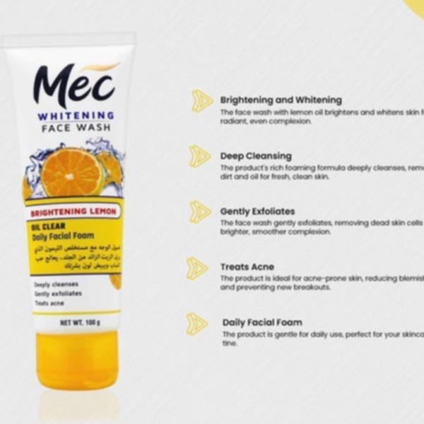 Whitening Face Wash 100g Smooth All Skin Types