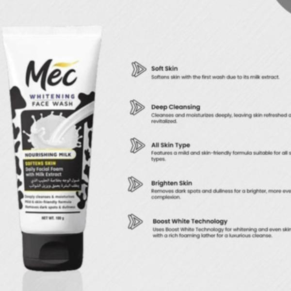 Whitening Face Wash 100g Smooth All Skin Types