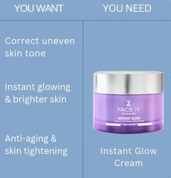 Whitening Cream for Glowing Skin All Skin Types