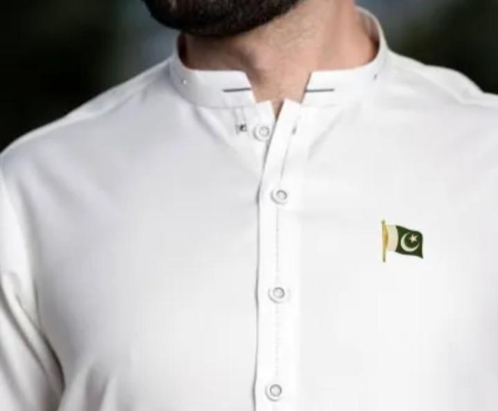 6Pcs Metal Pakistan Flag Badges for Independence Day Celebrations