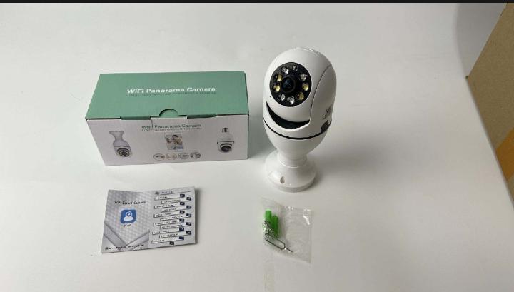 360-View Security Camera Easy Install White ABS