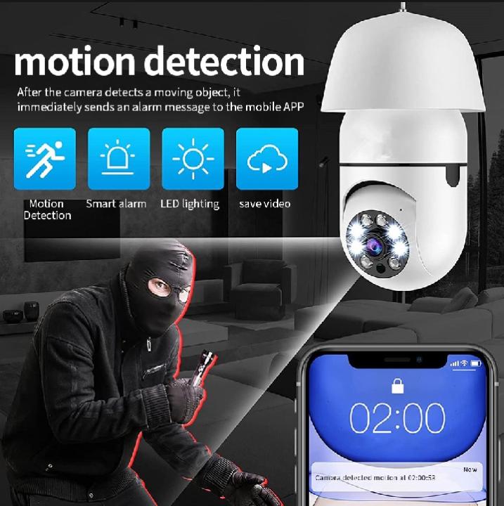 360-View Security Camera Easy Install White ABS