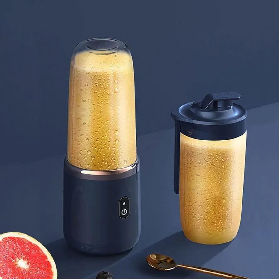 Electric Juicer Blender Blue ABS 2 Cup