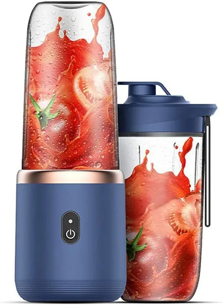 Electric Juicer Blender Blue ABS 2 Cup