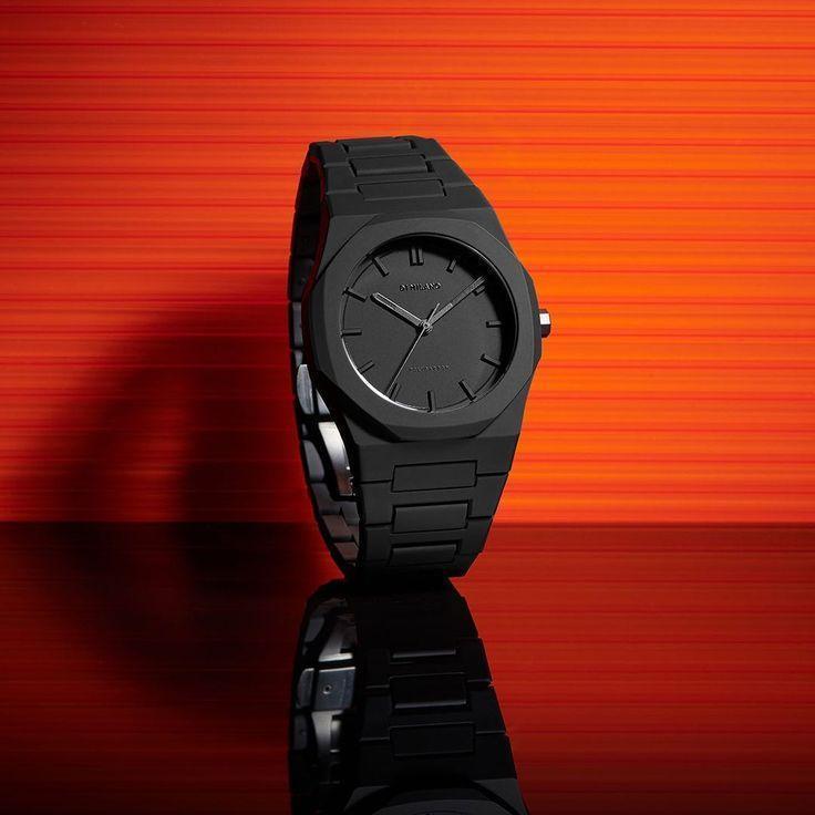 Black Luxury Watch for Men Water Resistant Stainless Steel