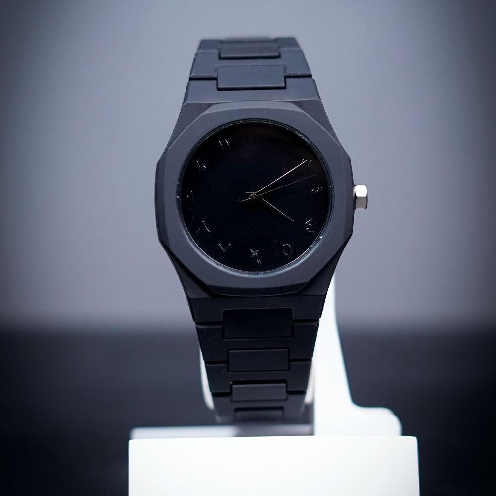 Black Luxury Watch for Men Water Resistant Stainless Steel