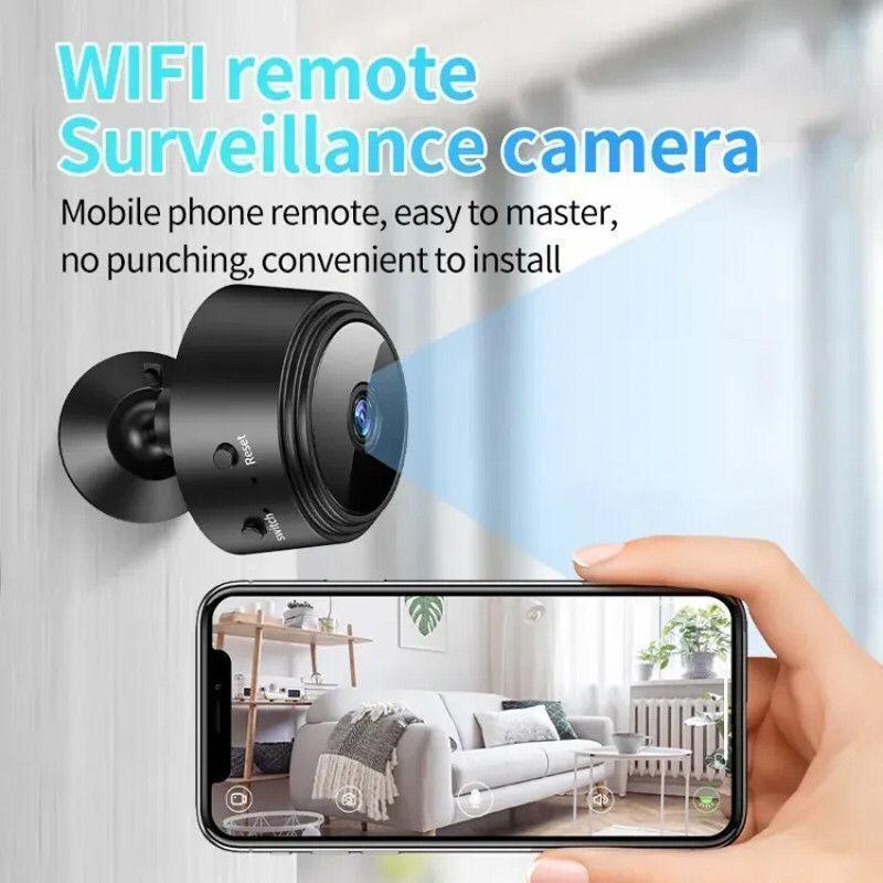 Wireless 360 Degree Smart Camera Black ABS