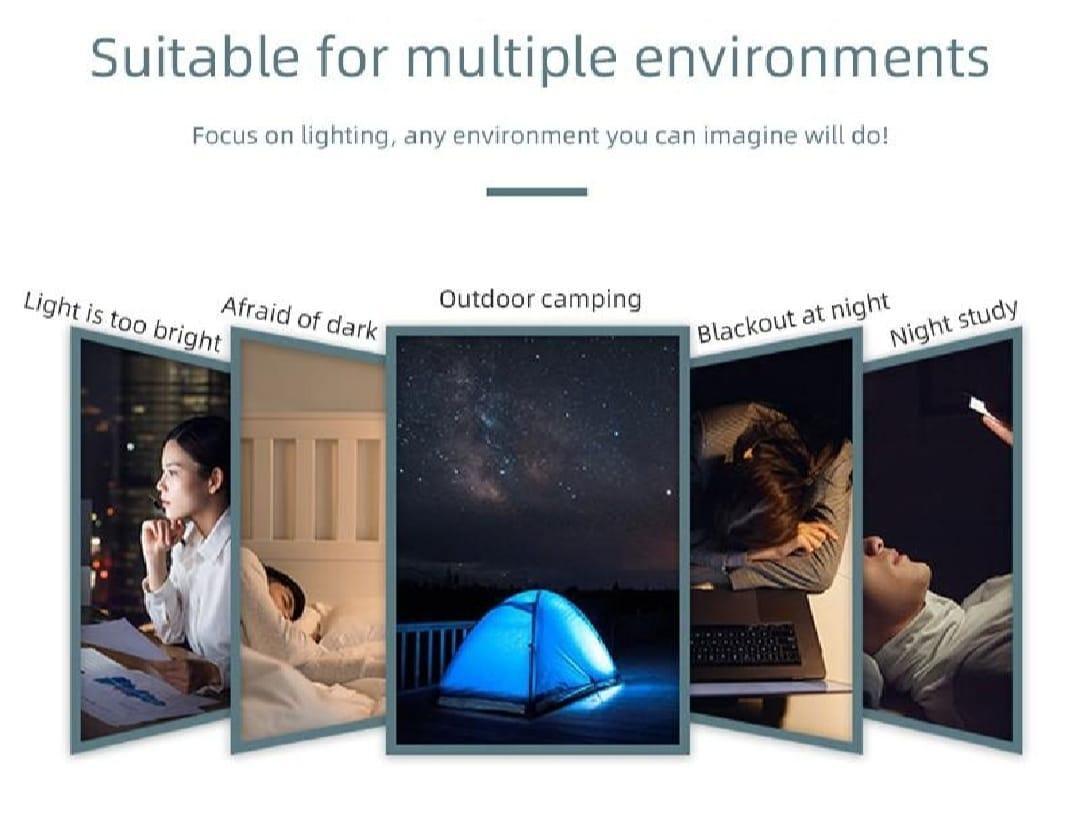 Mini USB Lights White Type-C Rechargeable