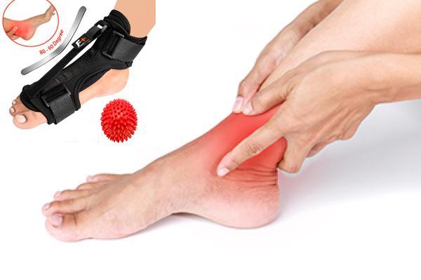 Black Adjustable Knee Support Brace with Foam Roller