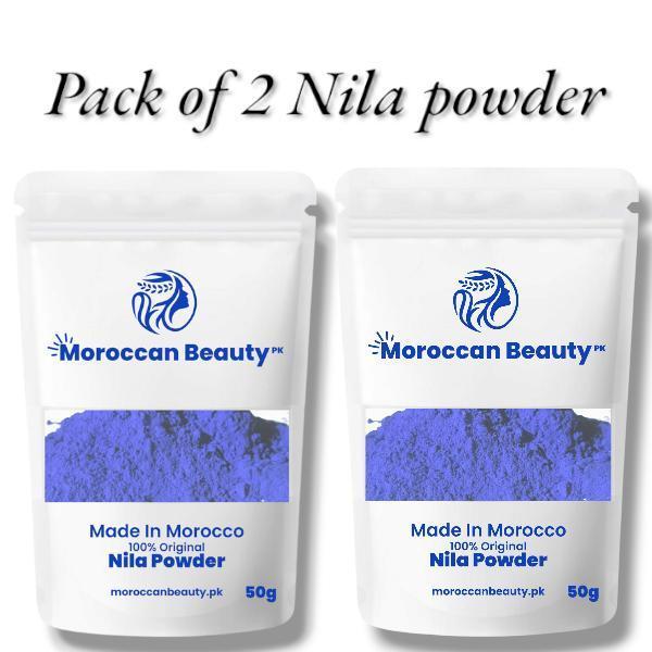 Blue Face Mask Pack of 2 Whitening & Brightening Powder