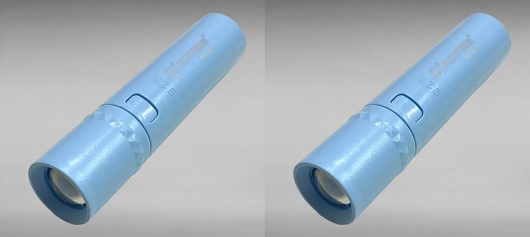 Rechargeable LED Torch Light Grey 1400mAh Type-C