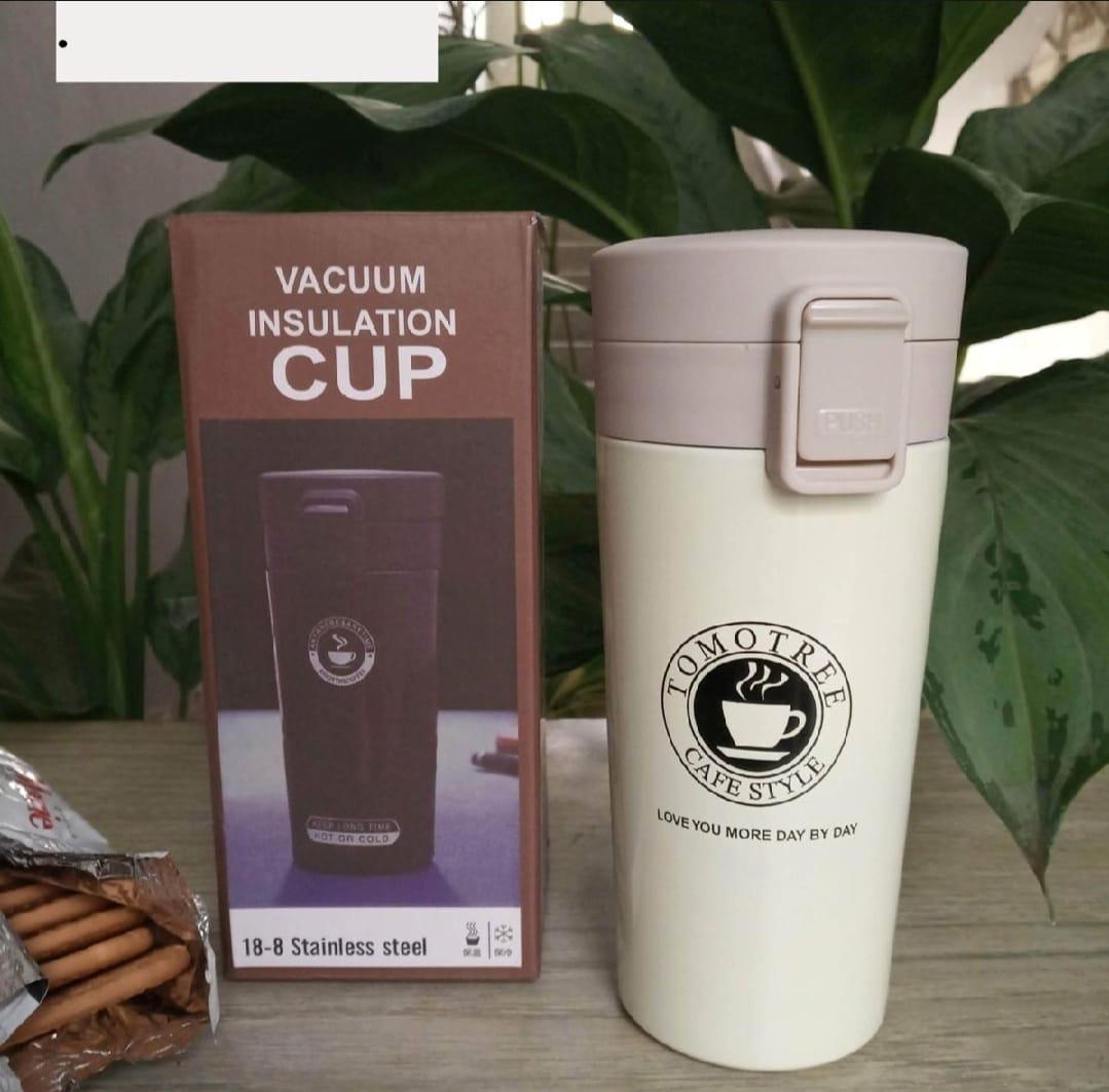 Stainless Steel 380ml Travel Mug White