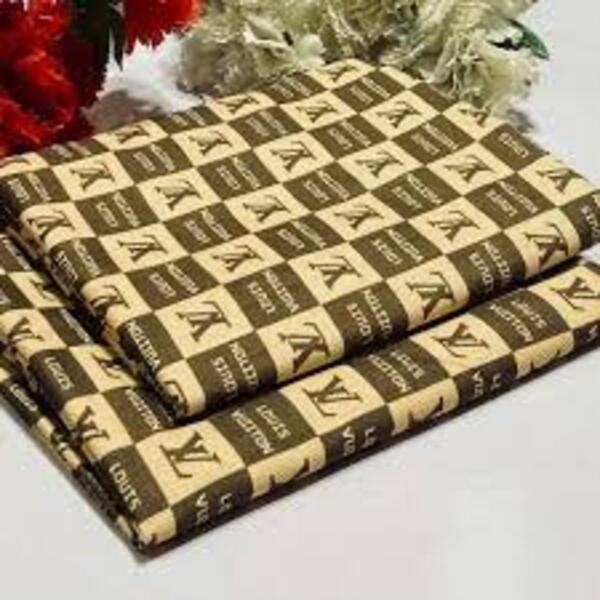 Louis Vuitton Printed Polo Cotton 2-Piece Suit Brown