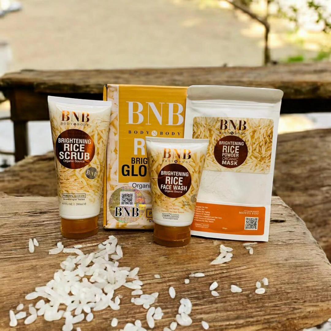 BNB Rice Brightening Glow Kit 3 in 1 for Pakistani Skin