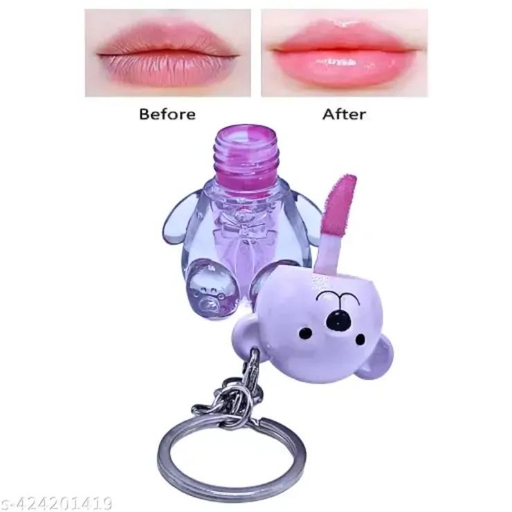 Teddy Bear Lip Oil Glossy Flavored Pack of 6