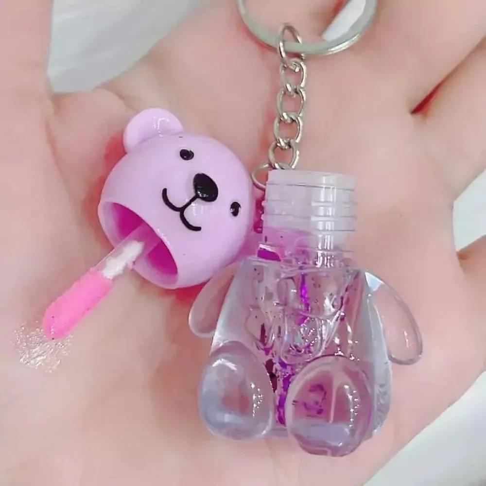 Teddy Bear Lip Oil Glossy Flavored Pack of 6
