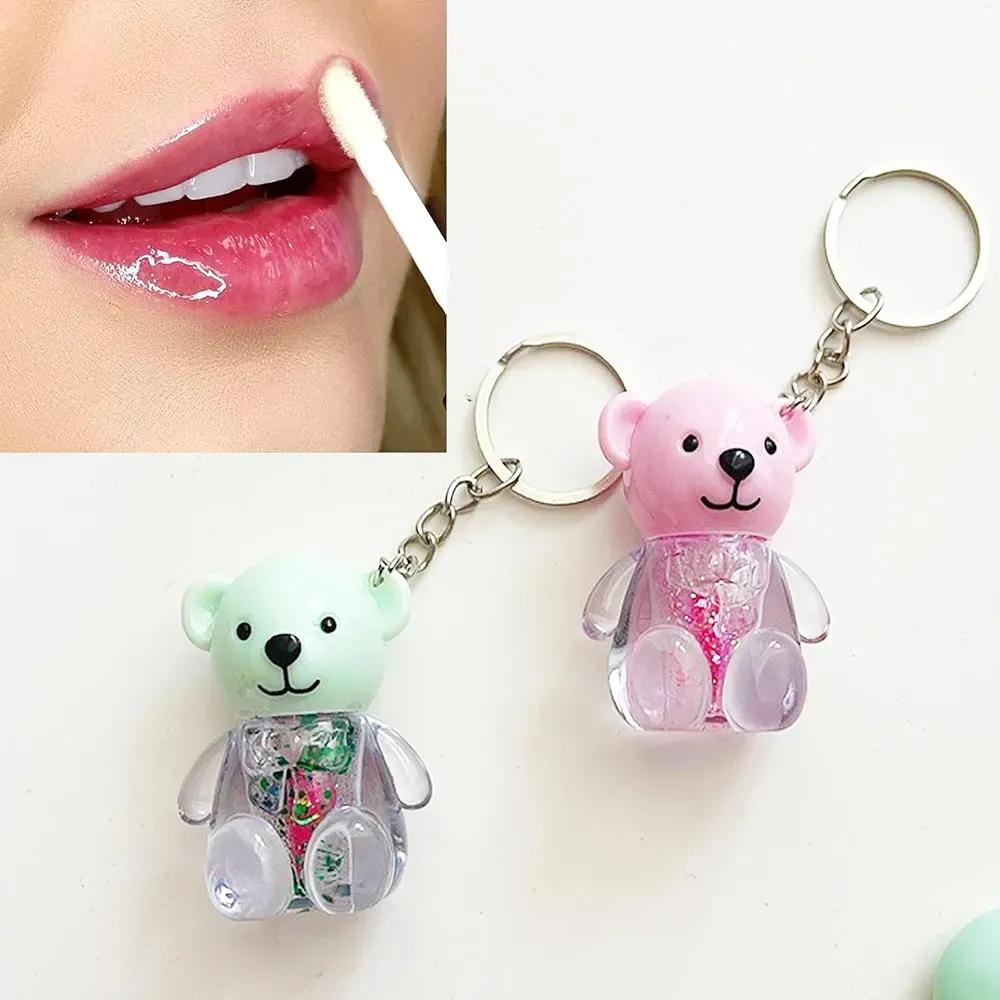 Teddy Bear Lip Oil Glossy Flavored Pack of 6