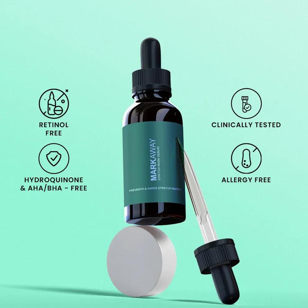 Stretch Mark Serum for Dark Spot Removal & Skin Brightening