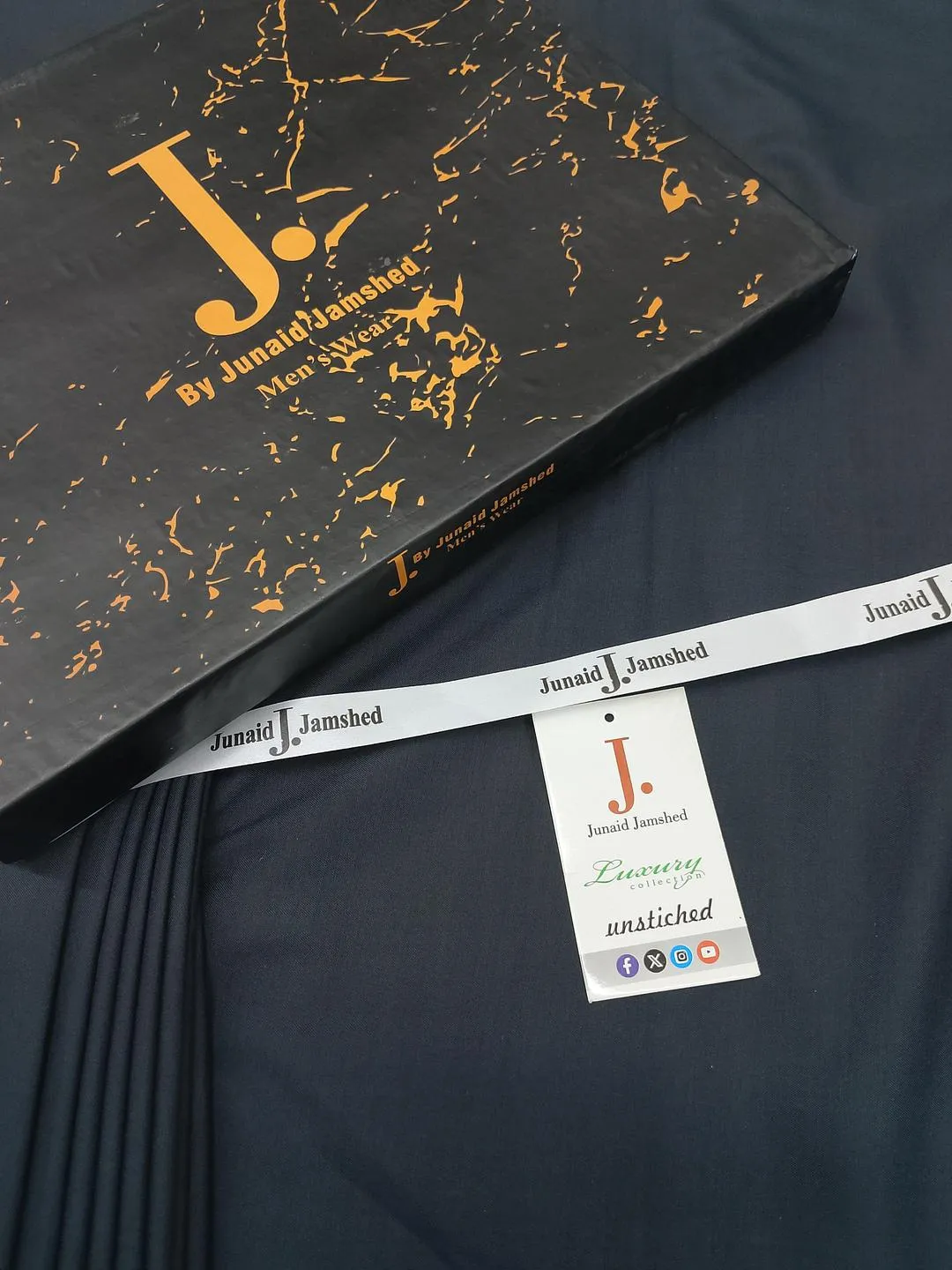 Black Wash & Wear Suit for Men with Brand Tag & Bag