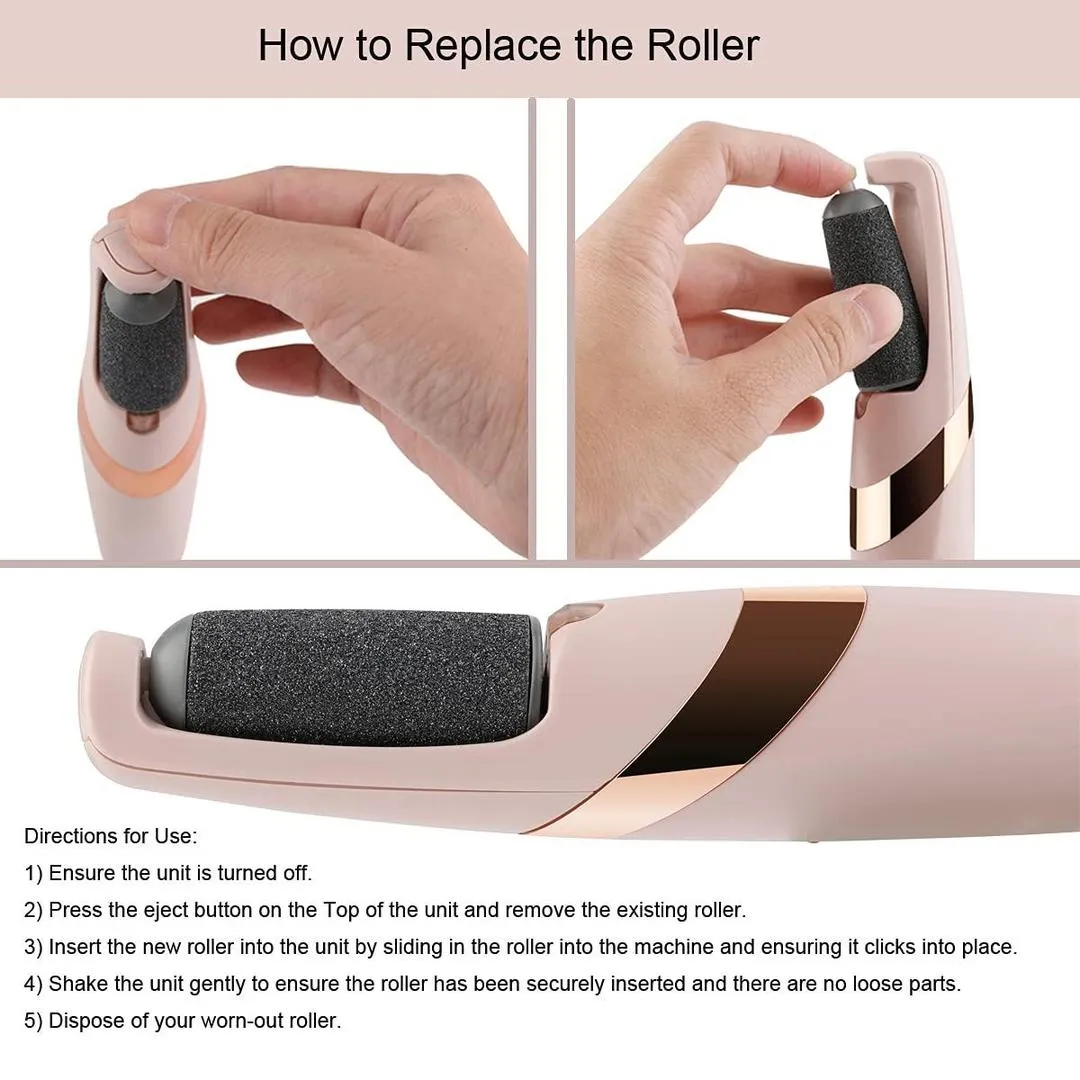 Electric Foot Exfoliator Scrubber ABS Plastic Pakistan