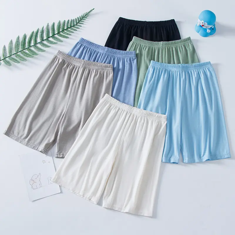 Children's Summer Shorts Modal Fabric 6 Colors Elastic Waist