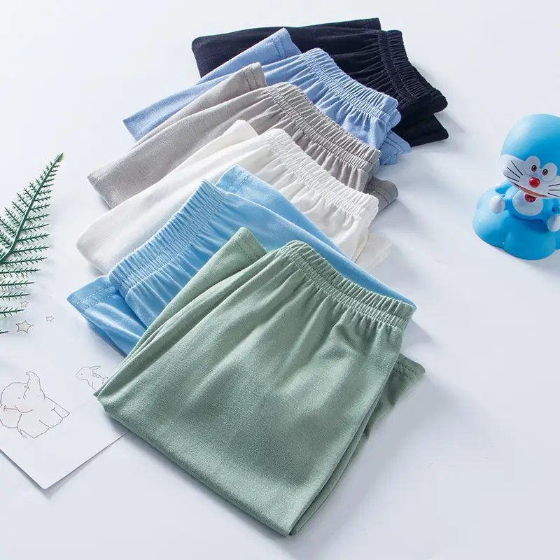 Children's Summer Shorts Modal Fabric 6 Colors Elastic Waist