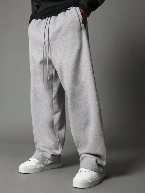 Men's Micro Plain Grey Trouser Small to 2XL