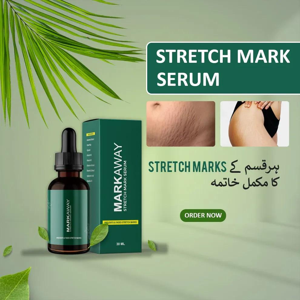 Markaway Stretch Mark Serum for Scar Reduction & Collagen Boost