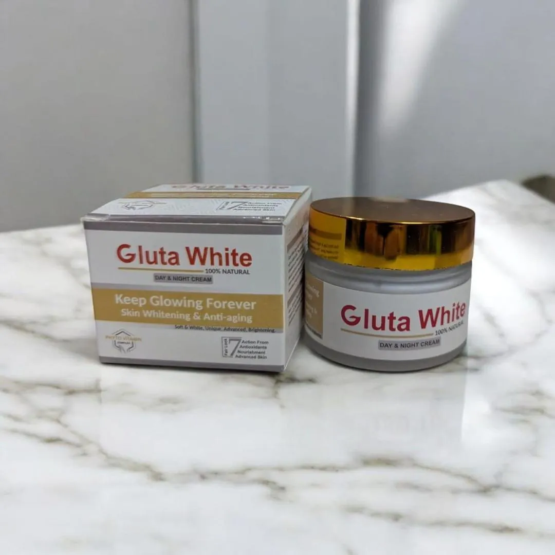 Gluta White Day & Night Cream 100% Natural Whitening Anti Aging