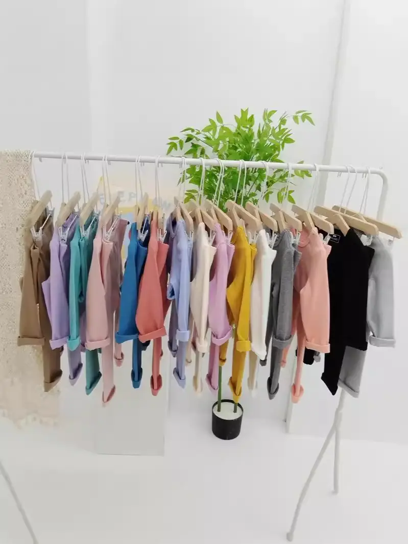 Kids Thermal Underwear Set Gray Purple Warm Sleepwear