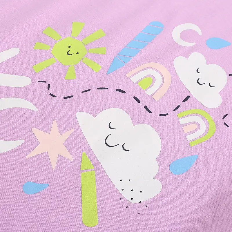 Girls Summer Cotton T-Shirt Short Sleeve Kids Fashion