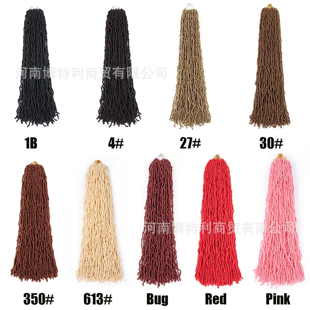 Earthworm Crochet Braids Black Long Hair for Women